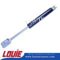 Lockable gas spring for bus cargo side door